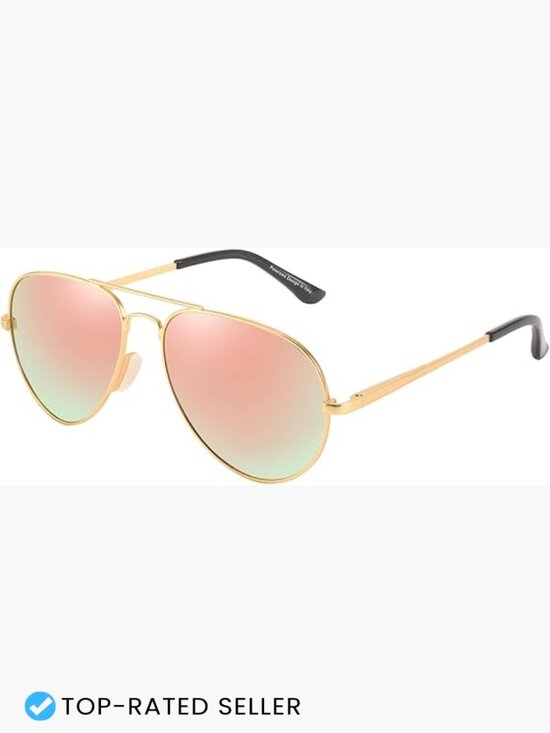 Polarized Aviator Sunglasses Metal Frame UV400 Protection Unisex Classic Retro main image 6